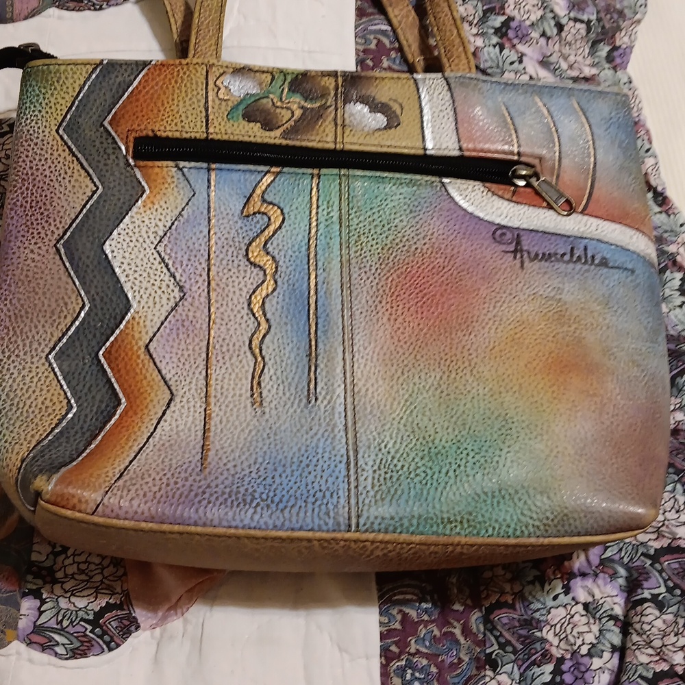 Anuschka Colorful Geometric Purse - Picture 10 of 12